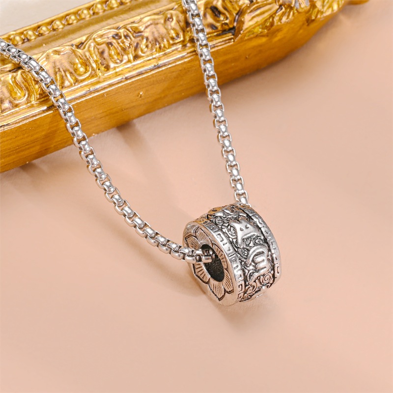 Men's Art Pendant Chain Necklace