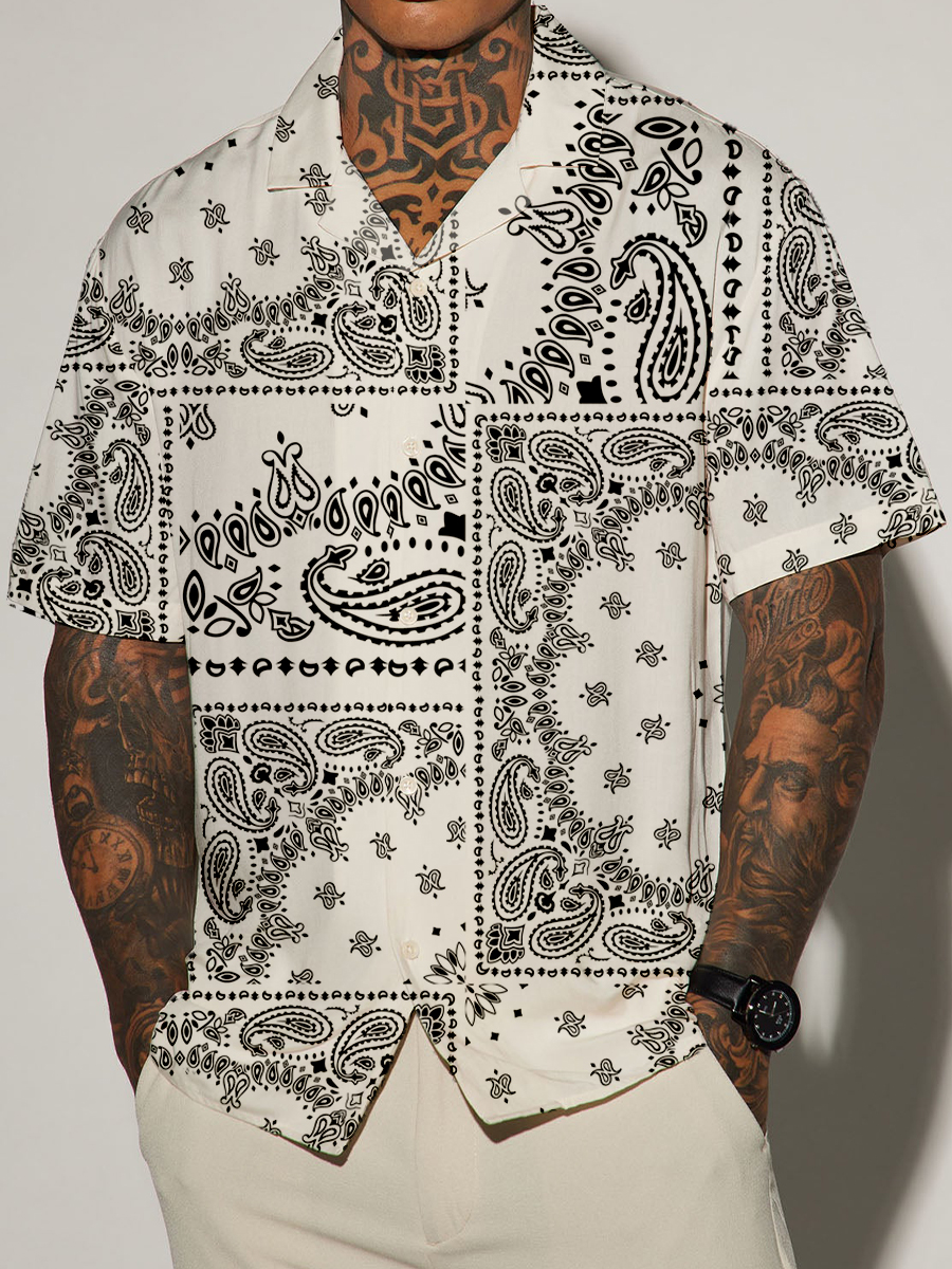 Men's Vintage Paisley Shirt