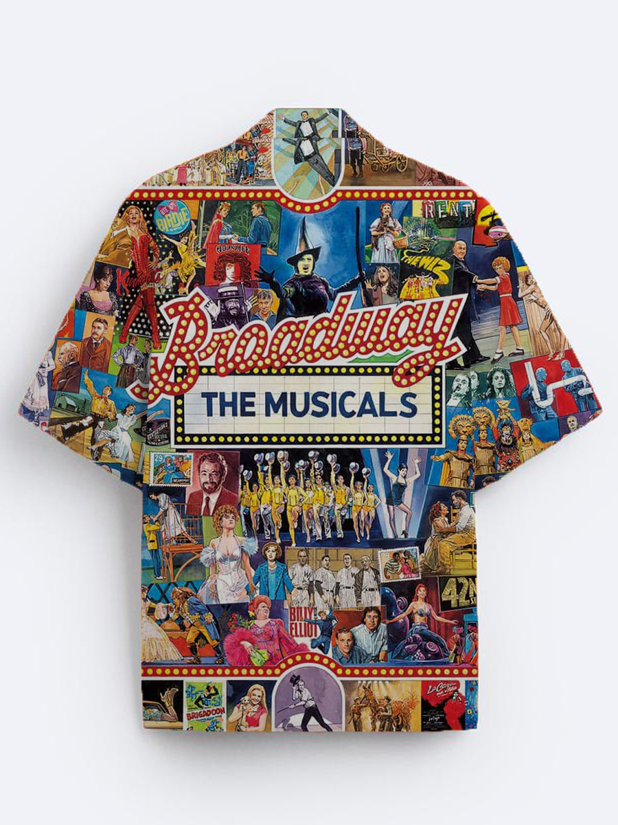 Broadway Pattern Men's Vintage Shirt