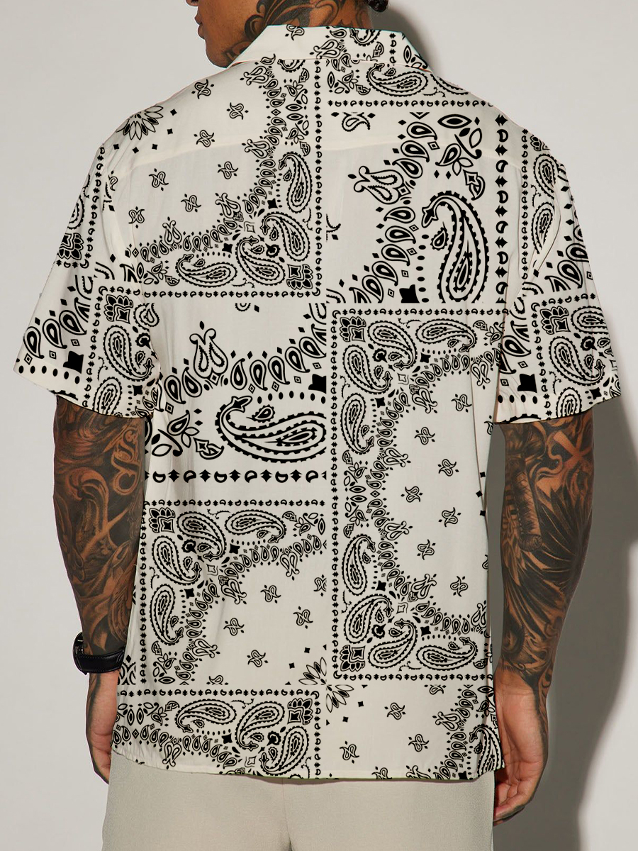 Men's Vintage Paisley Shirt