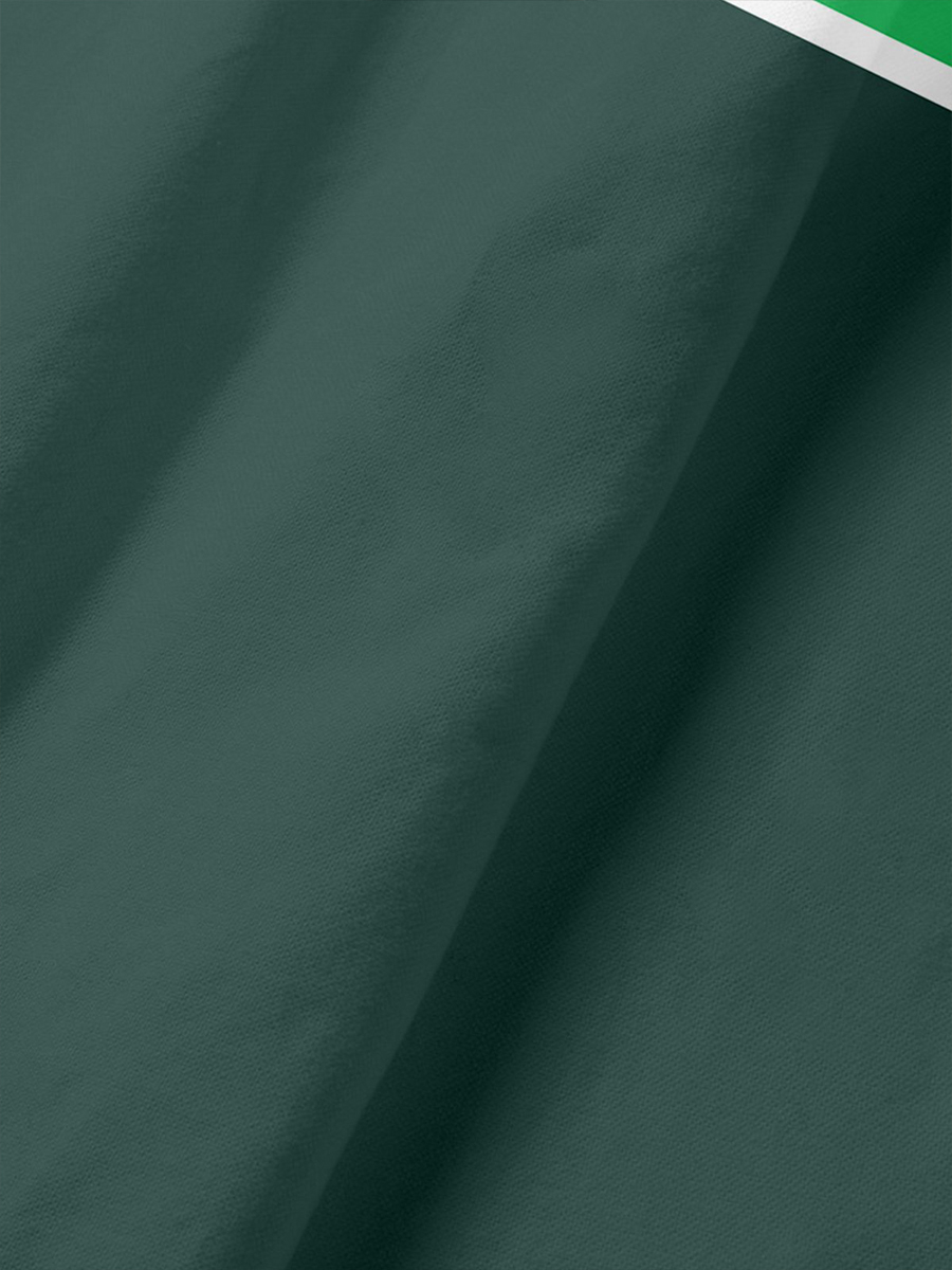 Moisture-wicking Geometric Golf Polo Shirt