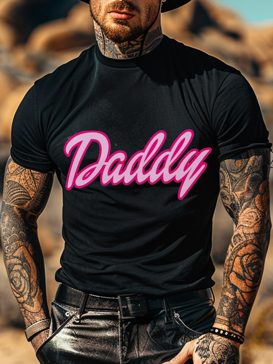 Men's LGBT Daddy Print T-Shirt