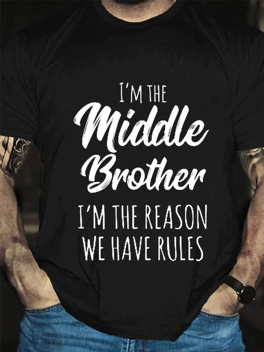 Funny I'm The Oldest/Middle/Youngest Brother T-shirt