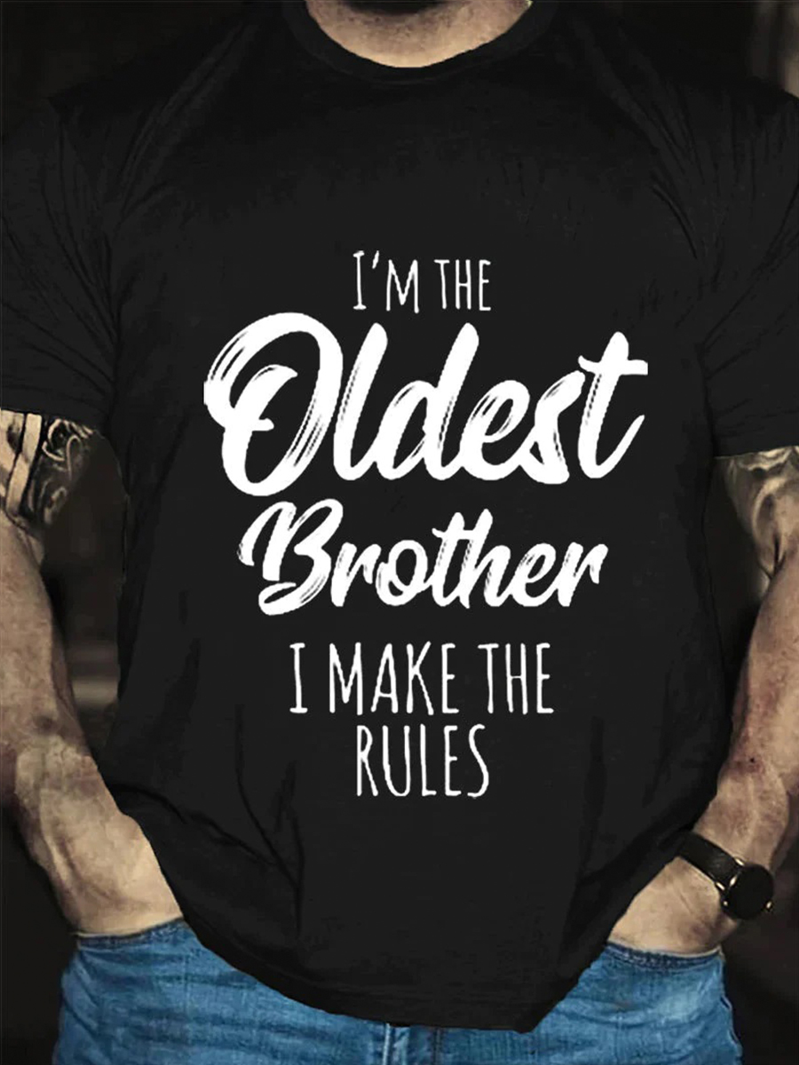 Funny I'm The Oldest/Middle/Youngest Brother T-shirt