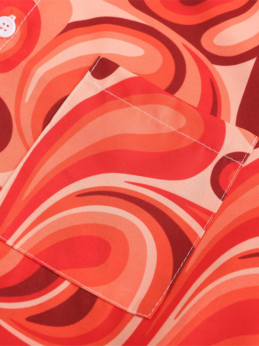 Men's Hawaiian Shirts Art Design Print Aloha Shirts