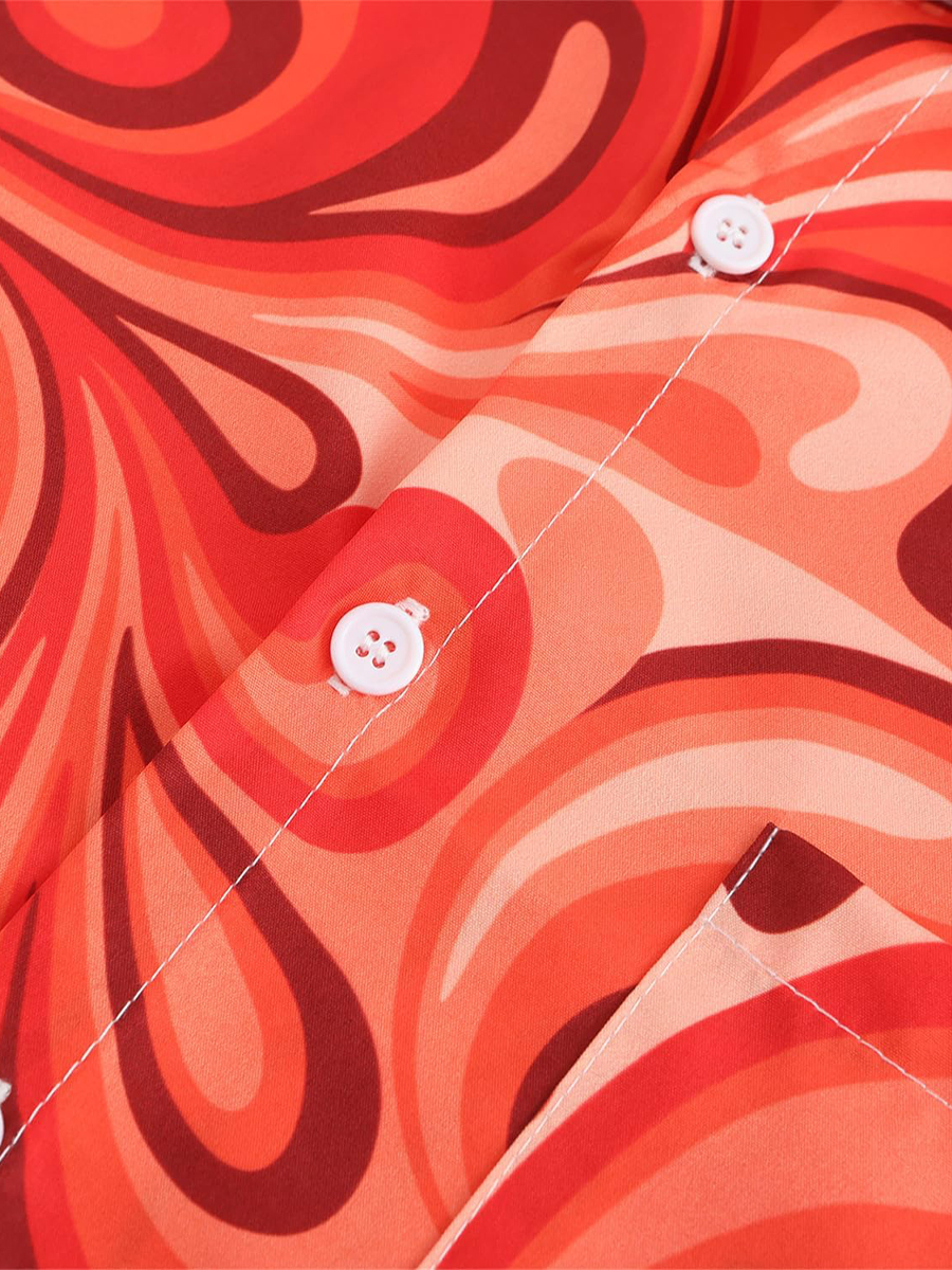 Men's Hawaiian Shirts Art Design Print Aloha Shirts