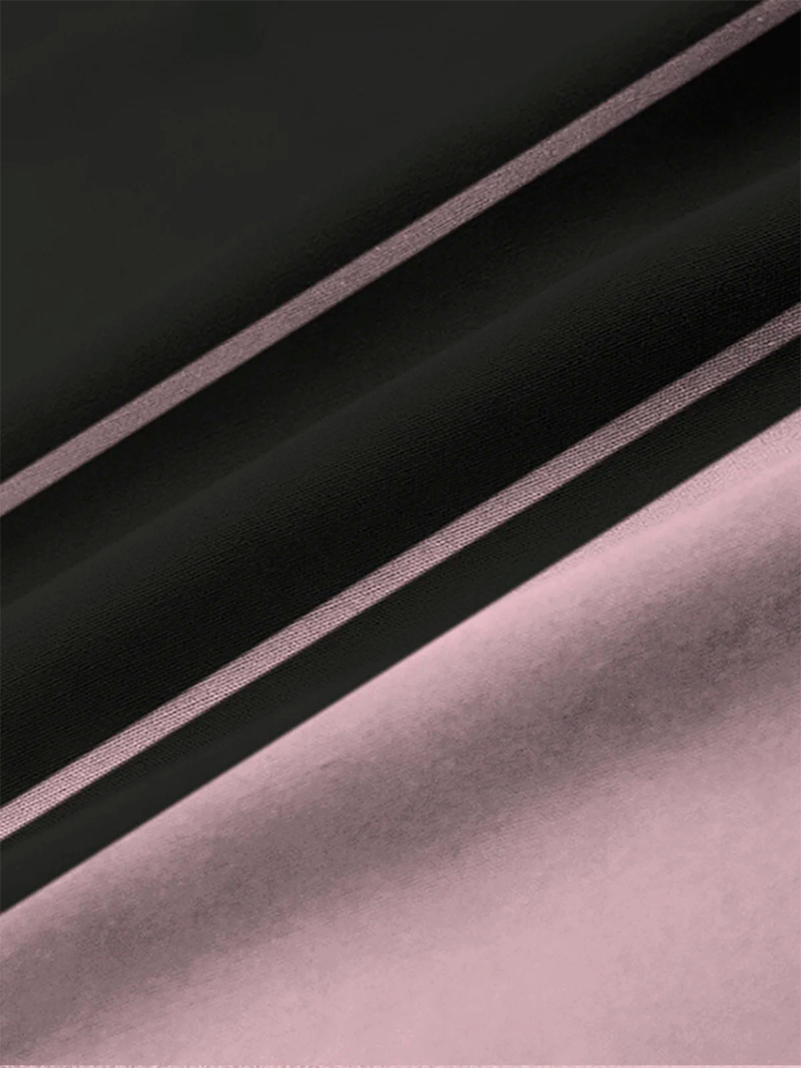 50's Men's Retro Bowling Shirts Contrast Color Stretch Big Size Aloha Shirts