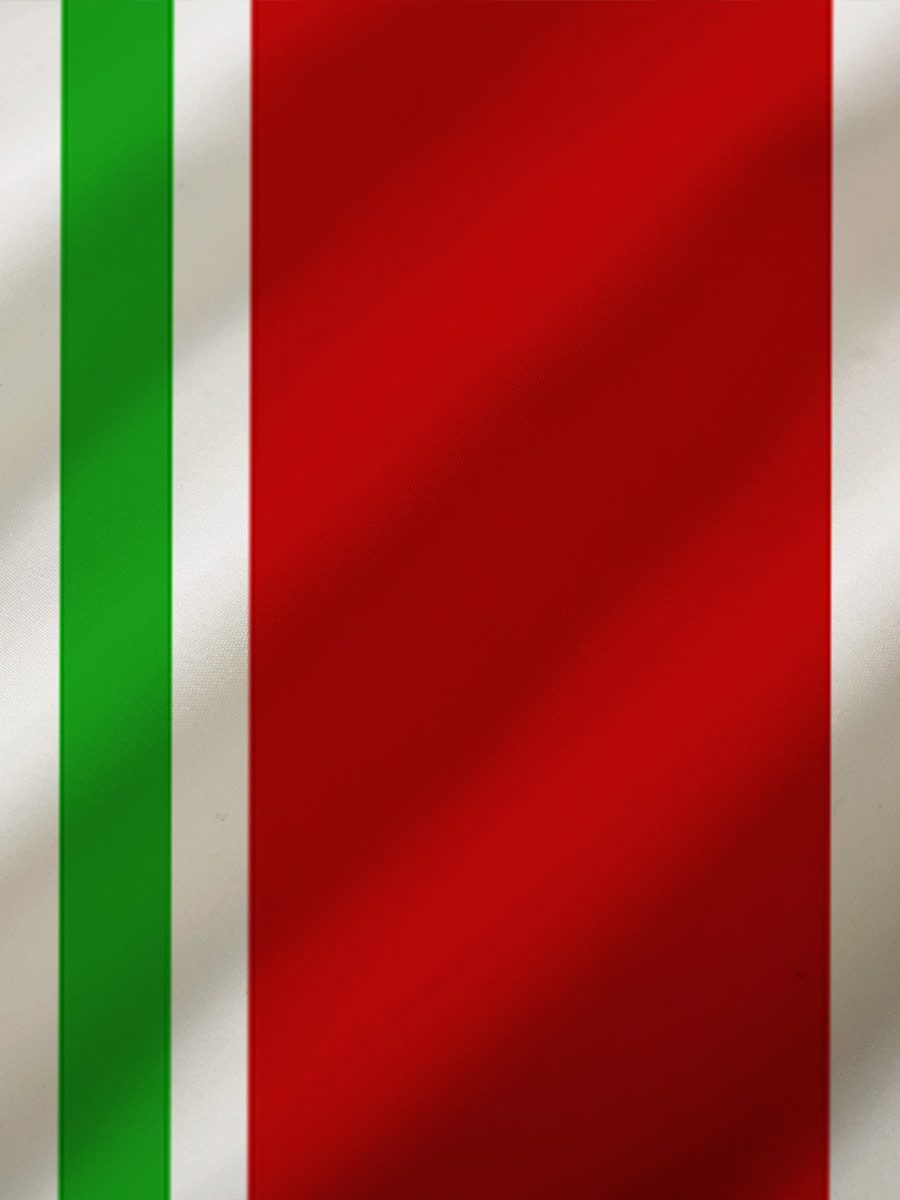 Retro Fun Contrast Color Stripe Print Men's Button Pocket Short Sleeve Shirt