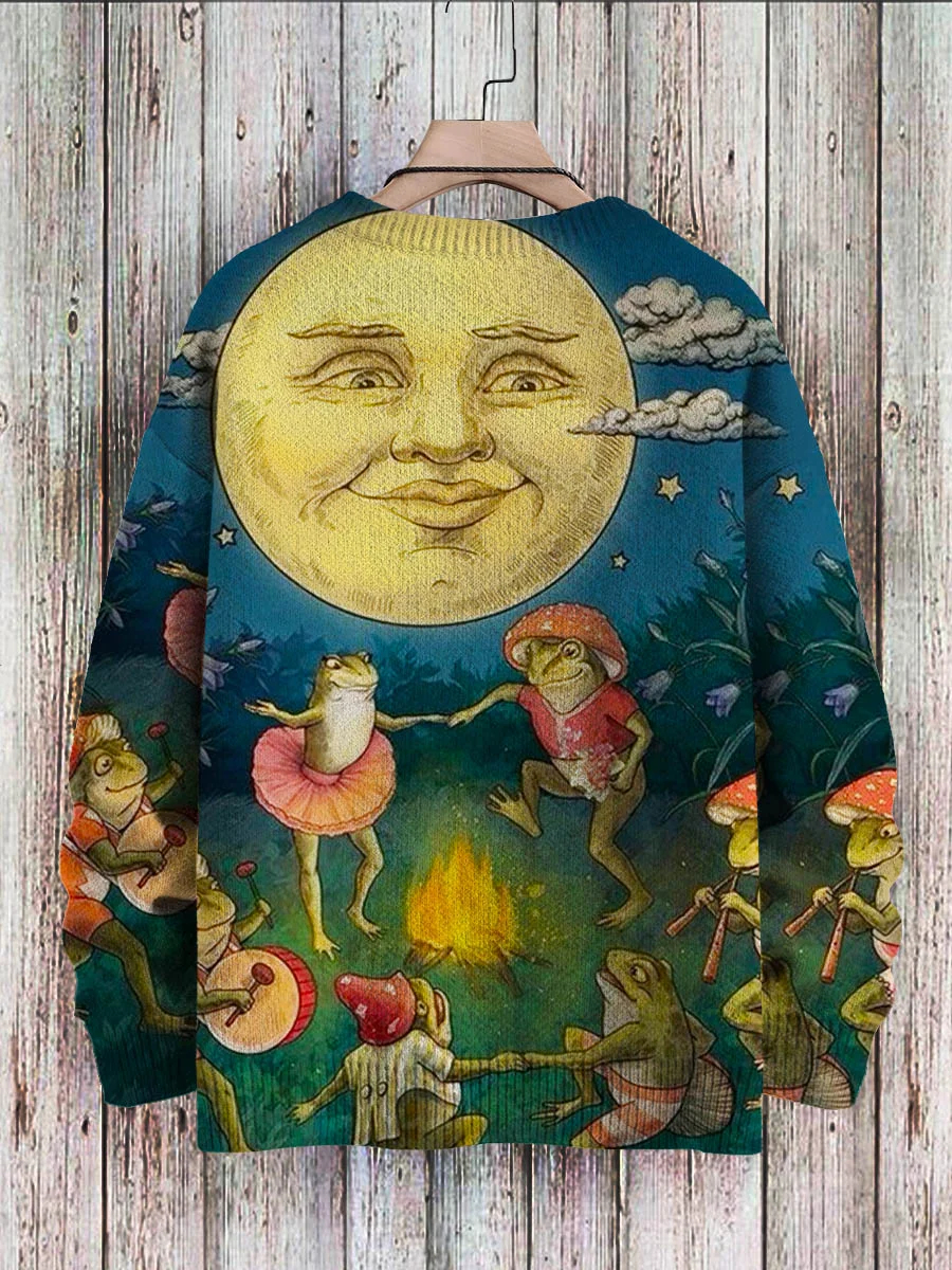 Men's Sweater Vintage Needfire Evening Pattern Casual Knit Sweater