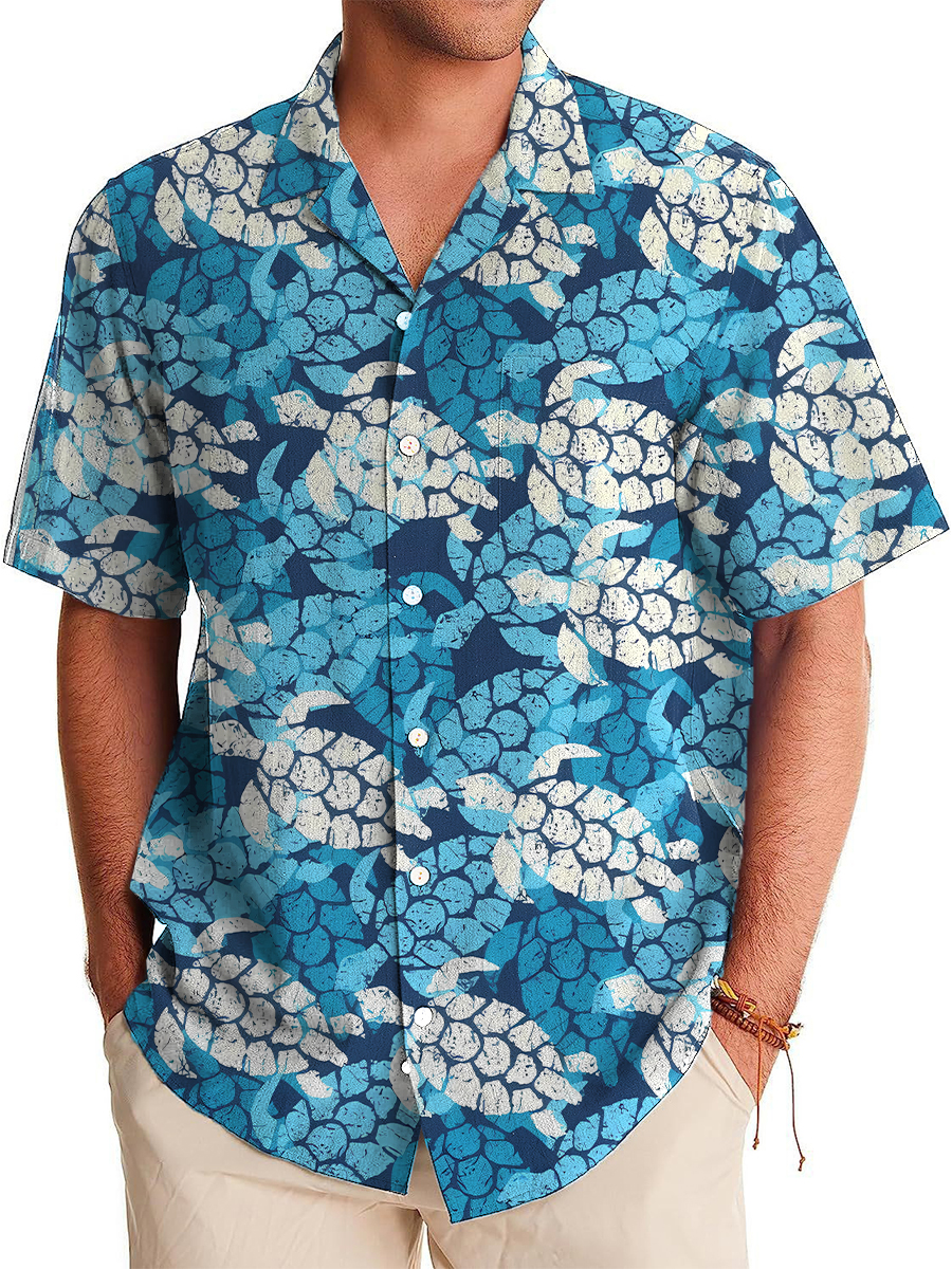 Hawaiian Turtle Short Sleeve Shirt