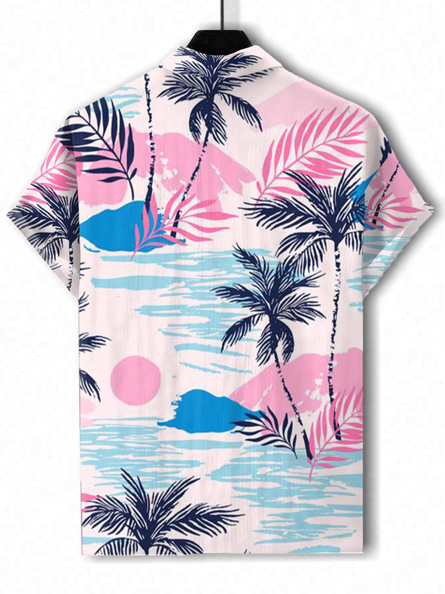 Men's Hawaiian CoConuttree Shirts Aloha Shirts