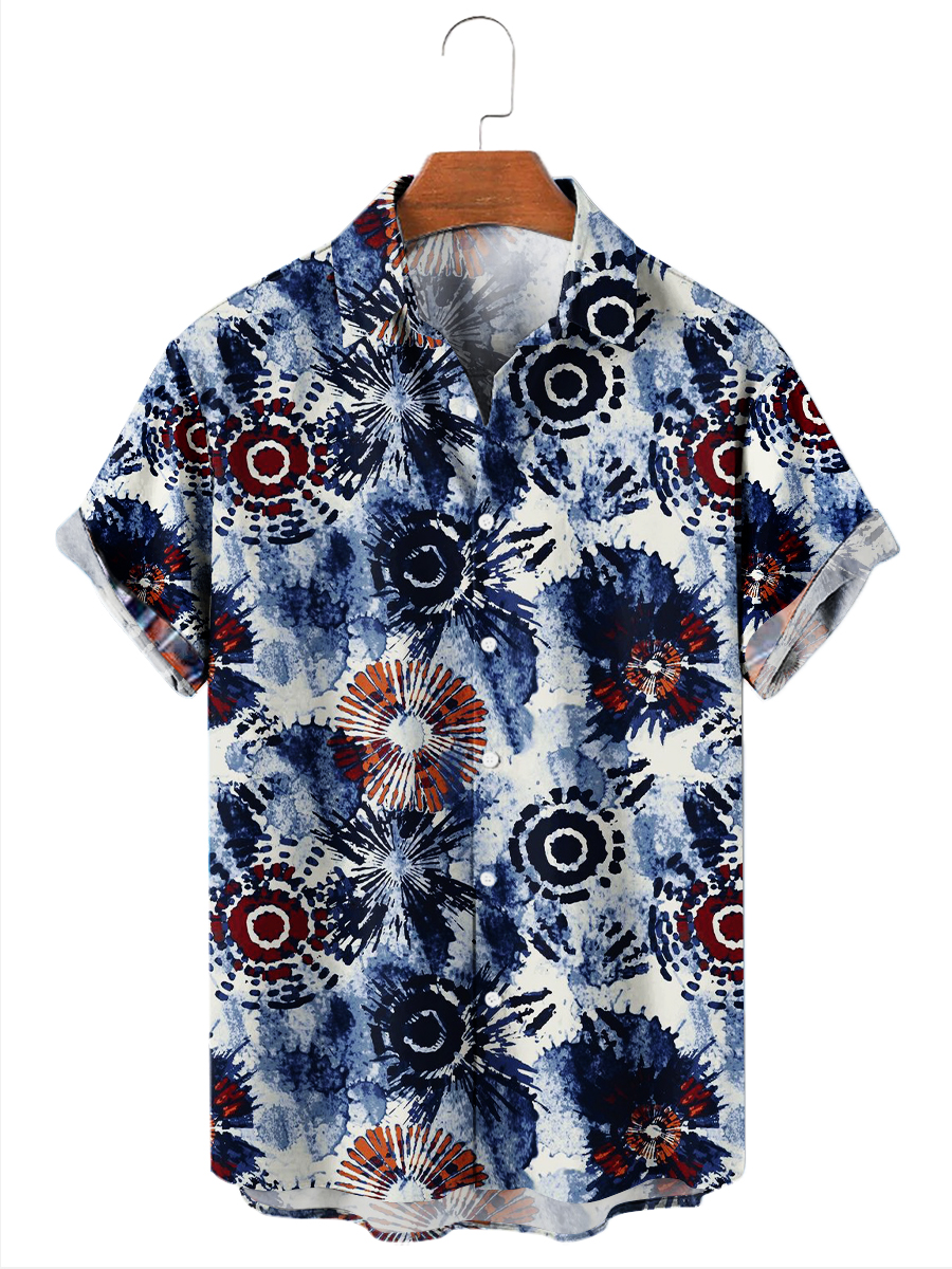 Hawaiian Shirts Art Print Easy Care Aloha Shirts