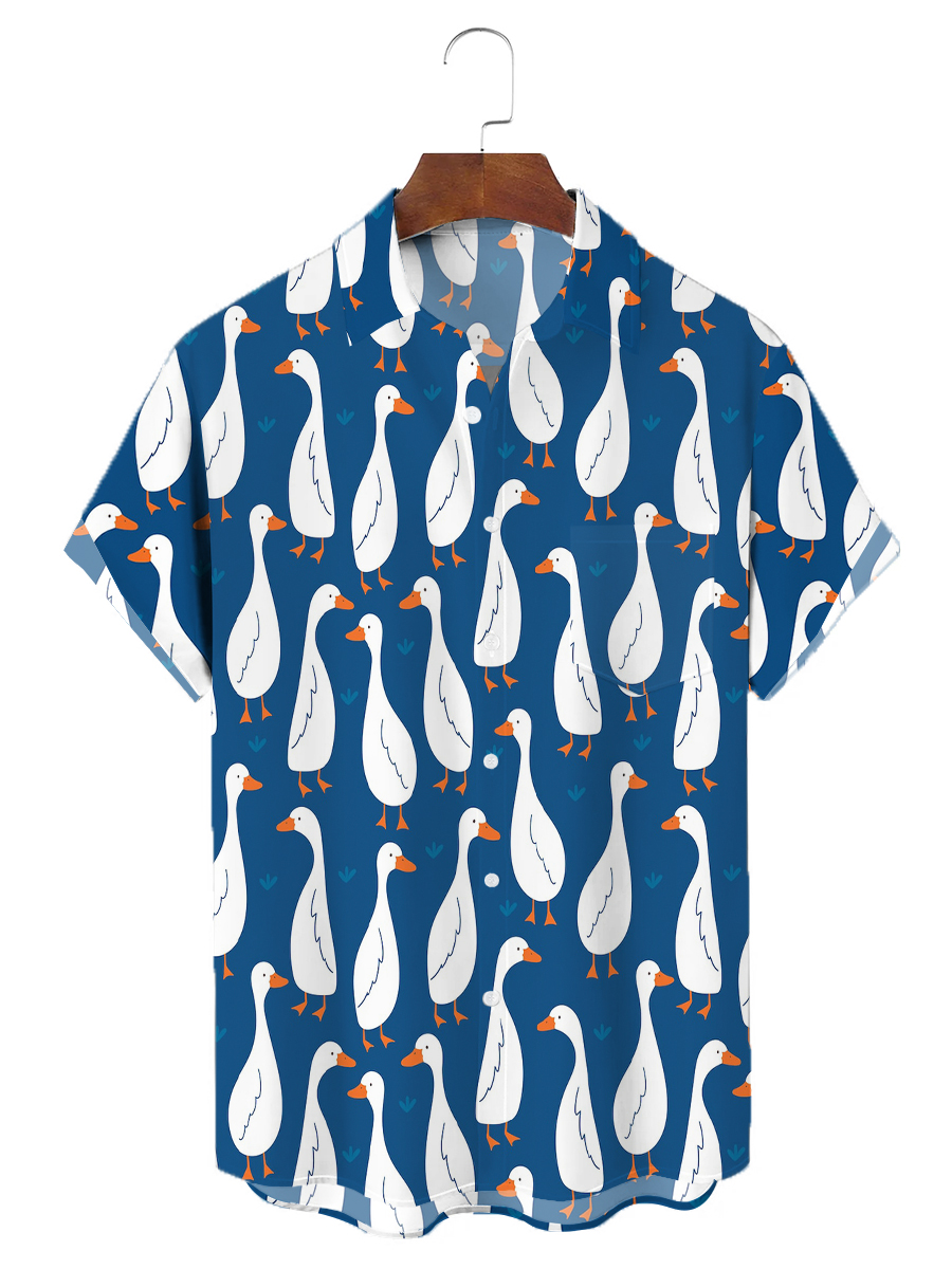 Ducks Chest Pocket Casual Shirt