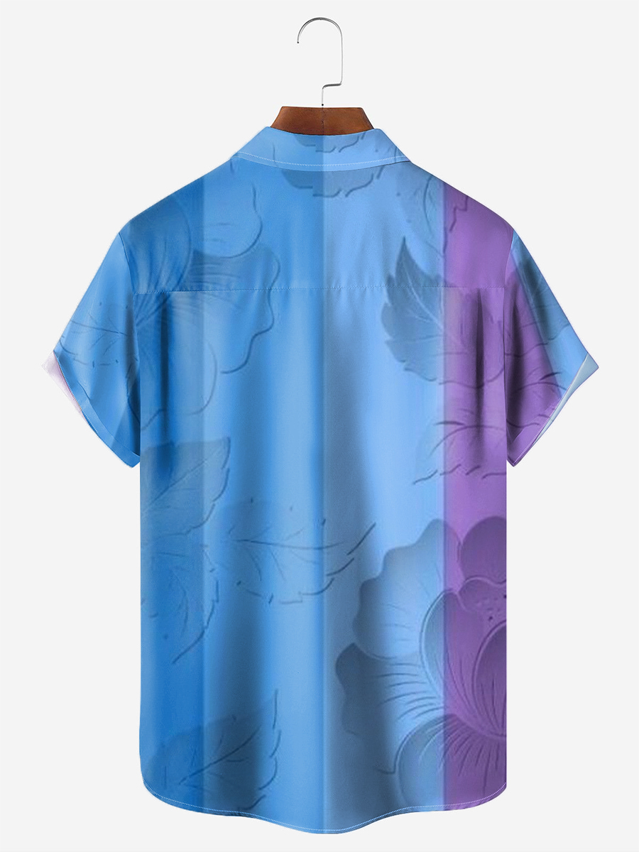 Men's Hawaiian Shirts Art Print Aloha Shirts