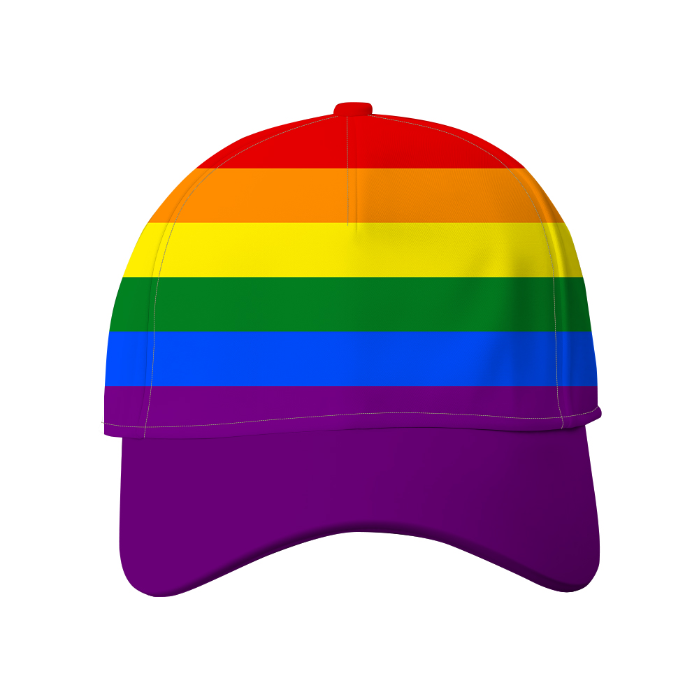 LGBT Pride Rainbow Art Printed Cap