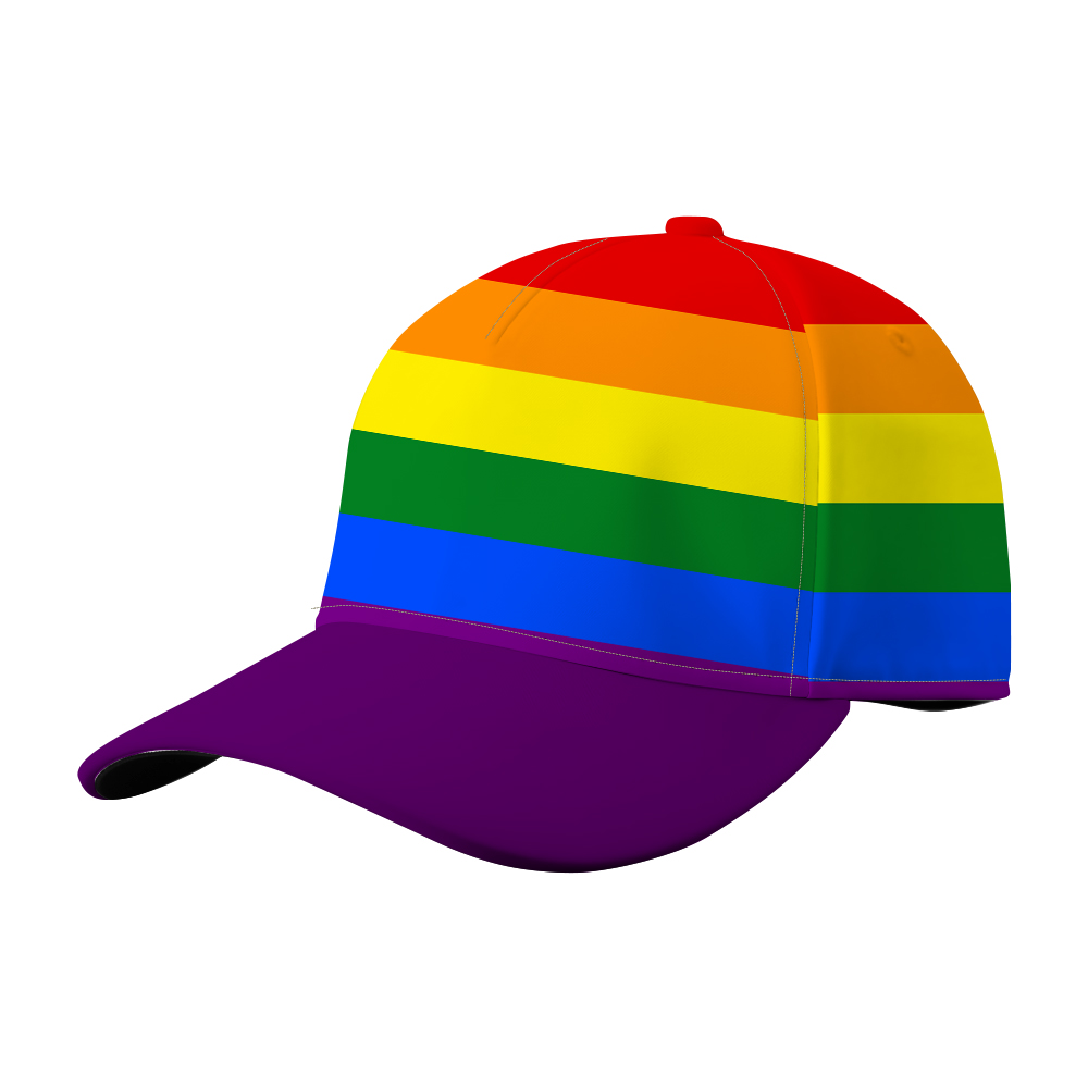 LGBT Pride Rainbow Art Printed Cap