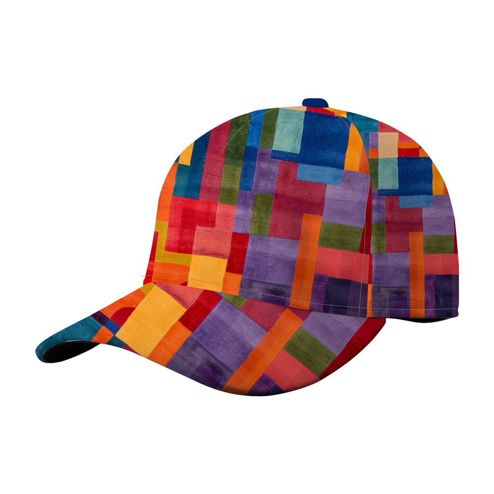 LGBT Pride Rainbow Colorblock Art Printed Cap