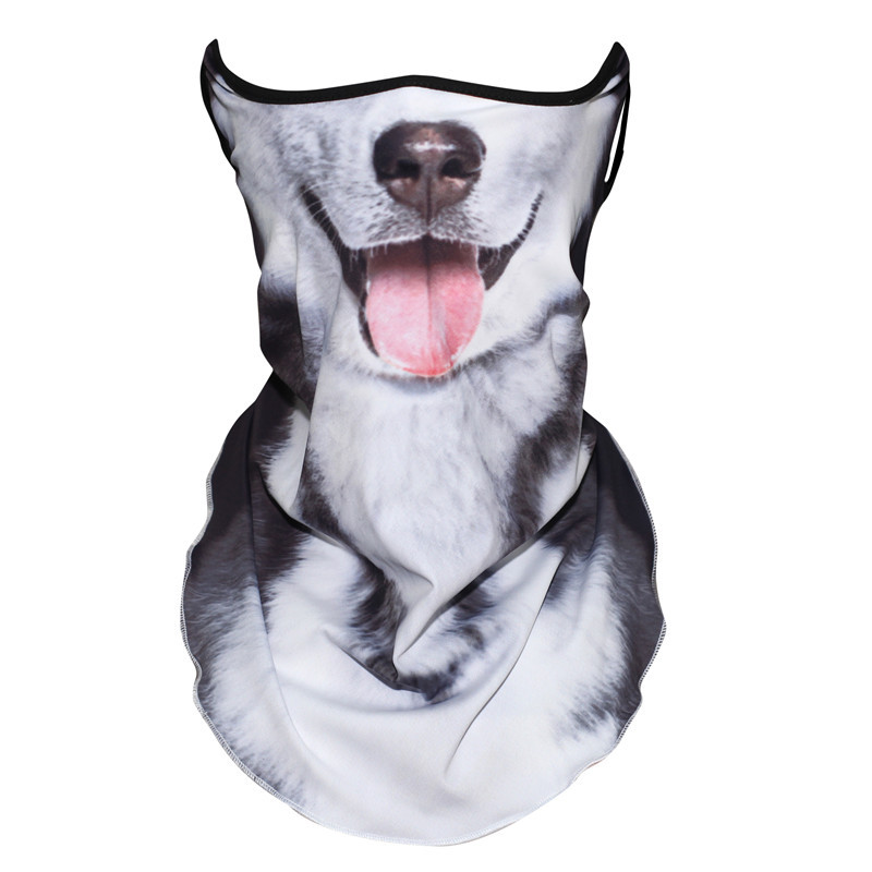 Ear Hanging Sun Protection Cycling Cat Print Mask