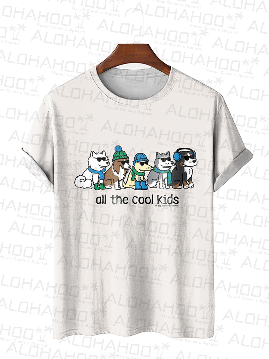 Men's All The Cool Kids Print T-Shirt