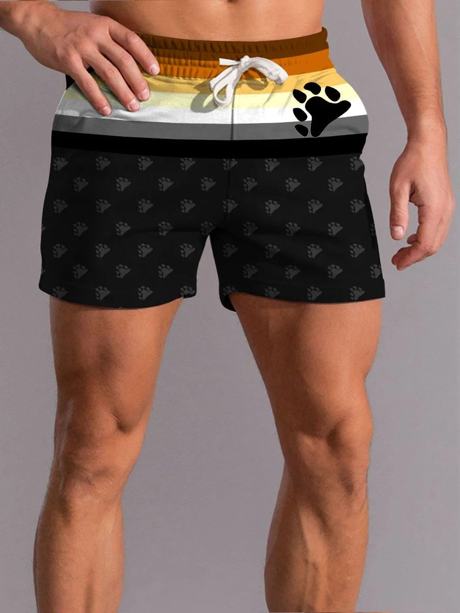 Men's Pride Bears Beach Shorts