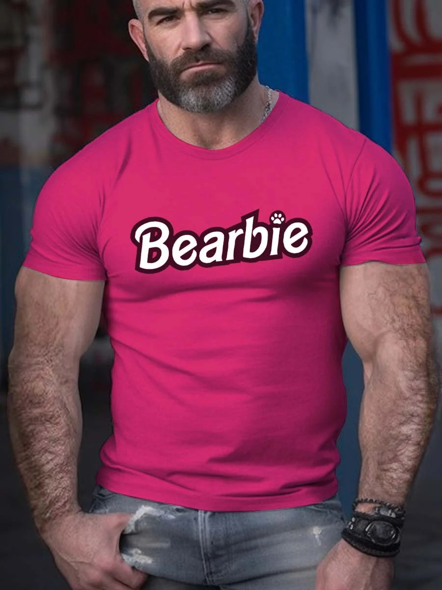 Men's Casual Bearbie Pride T-Shirt