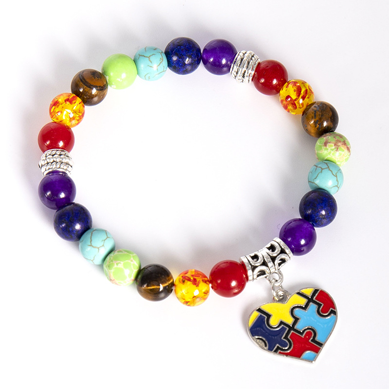 Stone Colorful Pride Rainbow Bracelet