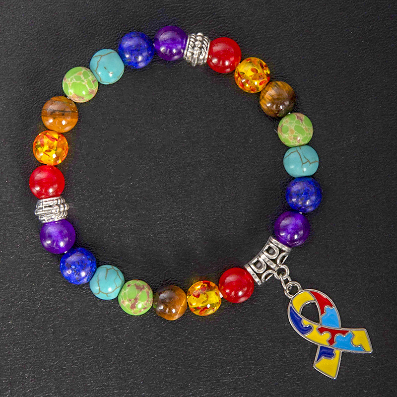 Stone Colorful Pride Rainbow Bracelet