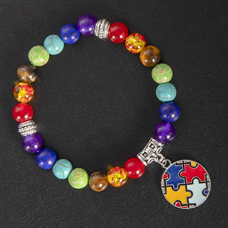 Stone Colorful Pride Rainbow Bracelet