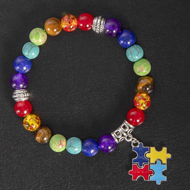 Stone Colorful Pride Rainbow Bracelet
