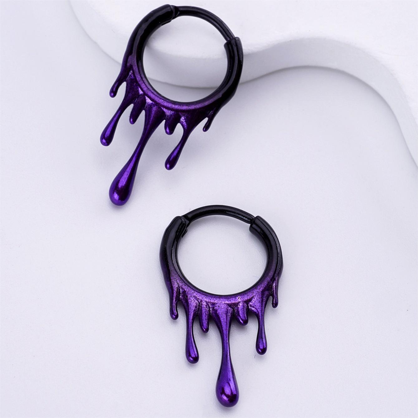[Copy]3Pcs Gradient Series Hoop Ring Nose Piercing