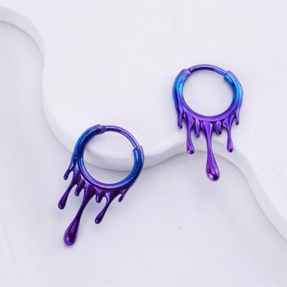 [Copy]3Pcs Gradient Series Hoop Ring Nose Piercing