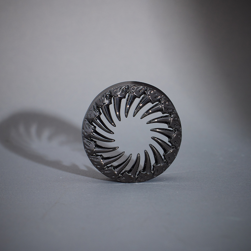Tungsten Steel Black King of the Desert l Tunnels (2Pcs)