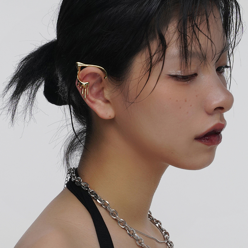 Dripping Wax Ear Cuff