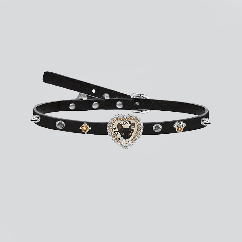 Heart of Midnight Cat Choker