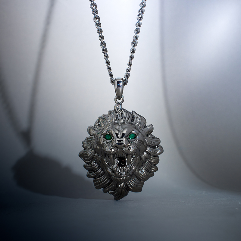 Lion King Tungsten Steel Necklace