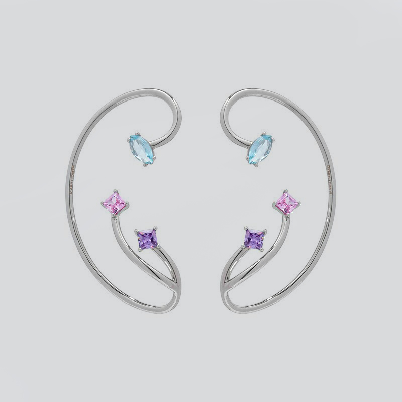 Prismatic Charm Ear Cuff