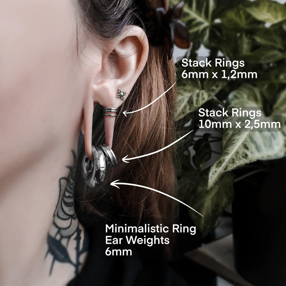 Closed Circle Hanger Ear Weight