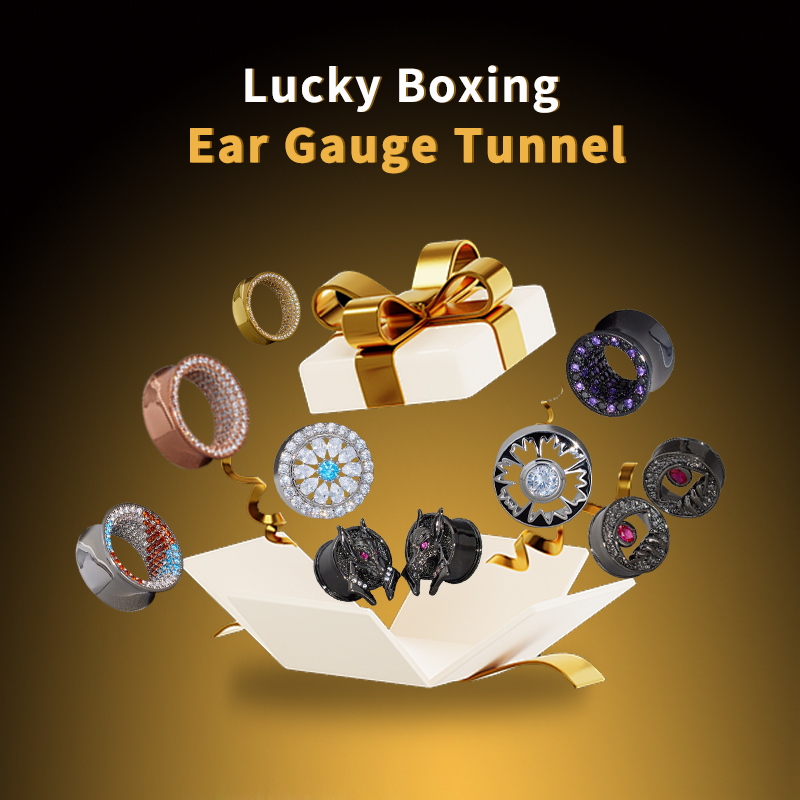 Surprise Lucky Box  |  Ear Gauge Tunnel