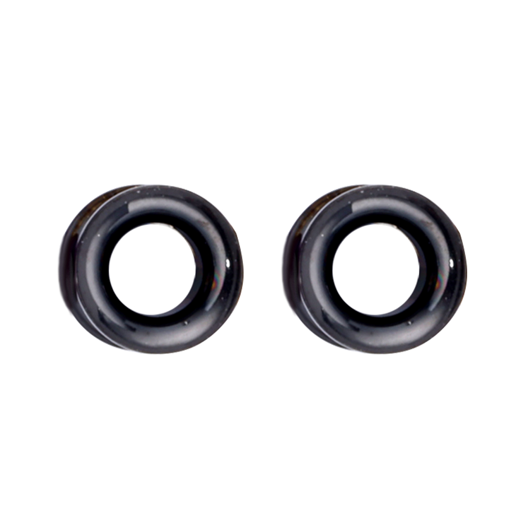 Black Double Flare Threaded Tunnels