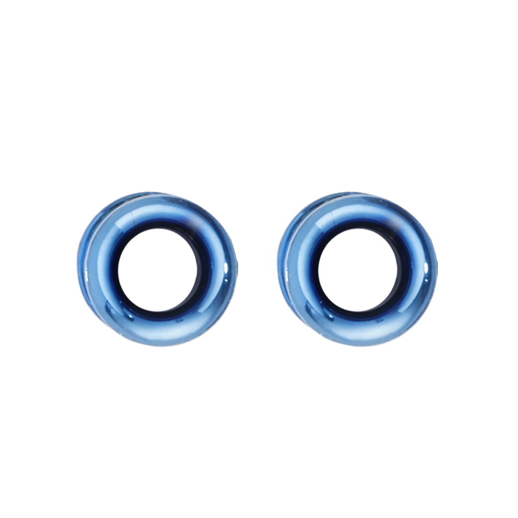 Blue Double Flare Threaded Tunnels