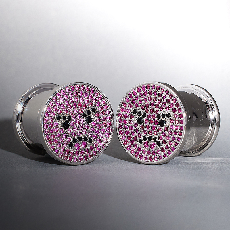 8K Fury Elf Zircon Ear Plug（2pcs）