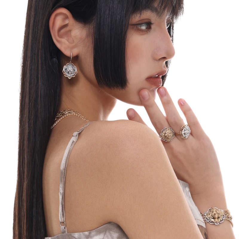 MYTHICA OPERA｜Ornate Requiem Drop Earrings