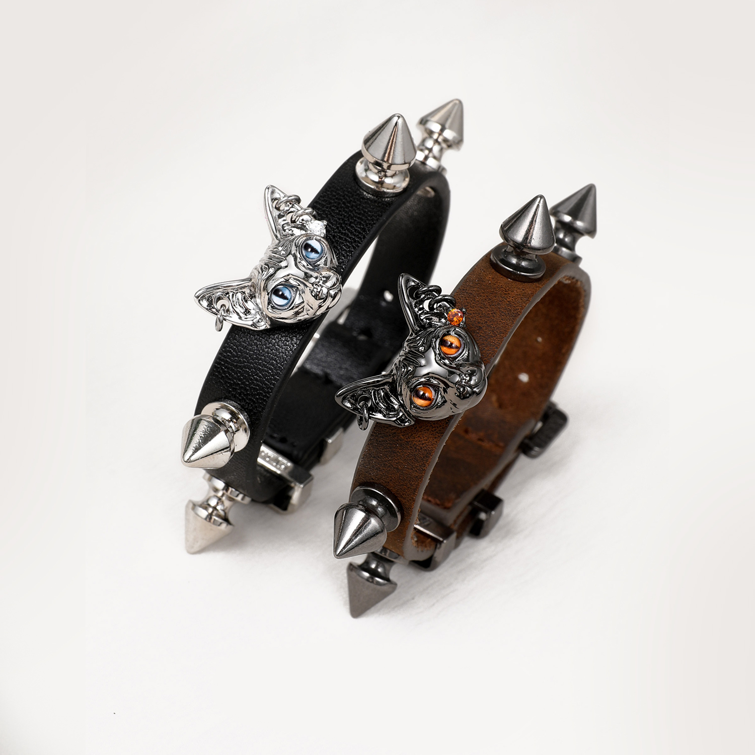 Sphynx Leather Chain bracelet