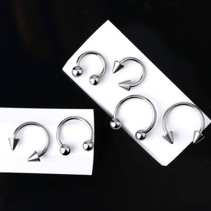 [Copy]Snake Titanium Hoop Ring Nose Piercing