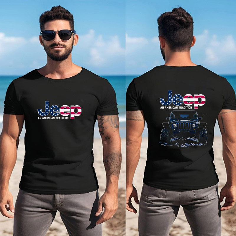 Jeep Adventure 4th Of July Men T-Shirt