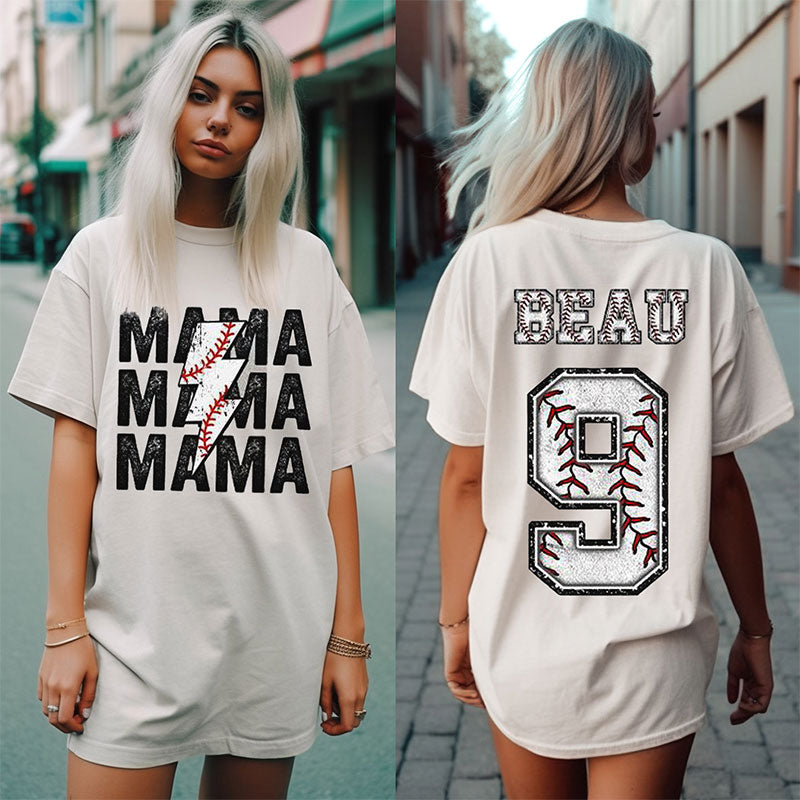 Custom Baseball/Softball Mom Shirt to Show Your Love or Support for Your child