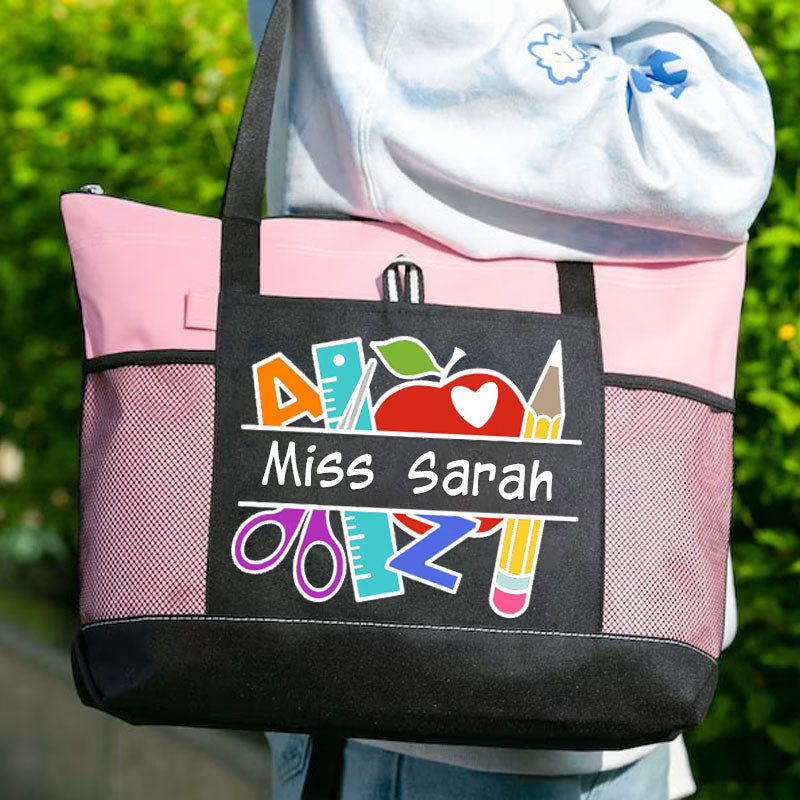 Teacher Tote Bag Teacher Appreciation Gift