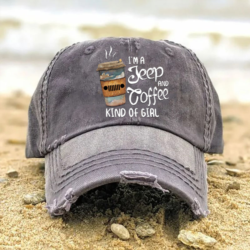 I’m A Jeep And Coffee Kind Of Girl Baseball Cap