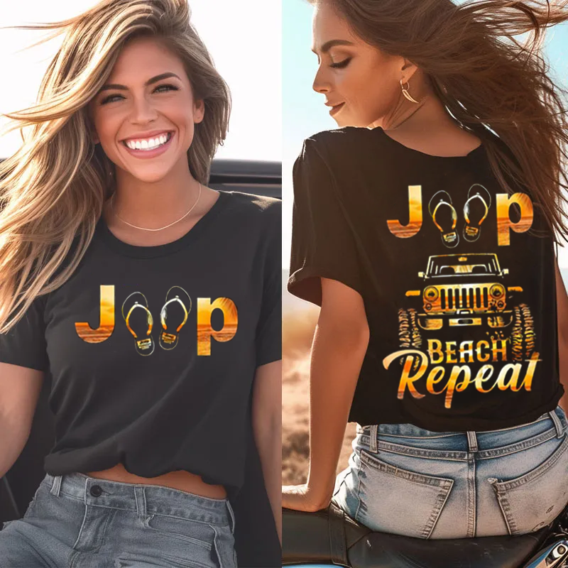 Jeep Flip Flops Beach Repeat