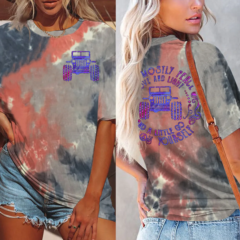 I Am Mostly Peace Love And Light And A Little Go Yourself Shirt